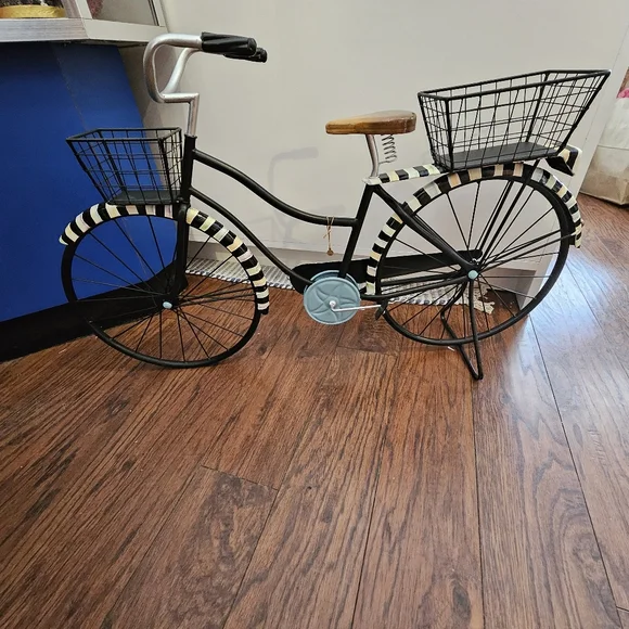 MacKenzie-Childs Check Bike Decor - Picture 1 of 11